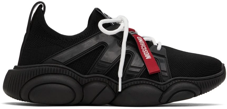 Moschino Black Teddy Sneakers 1