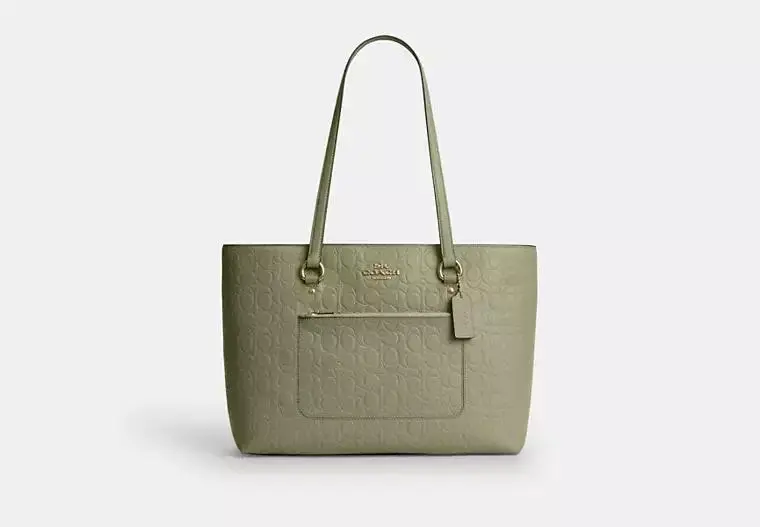 Coach Station Tote Bag In Signature Leather