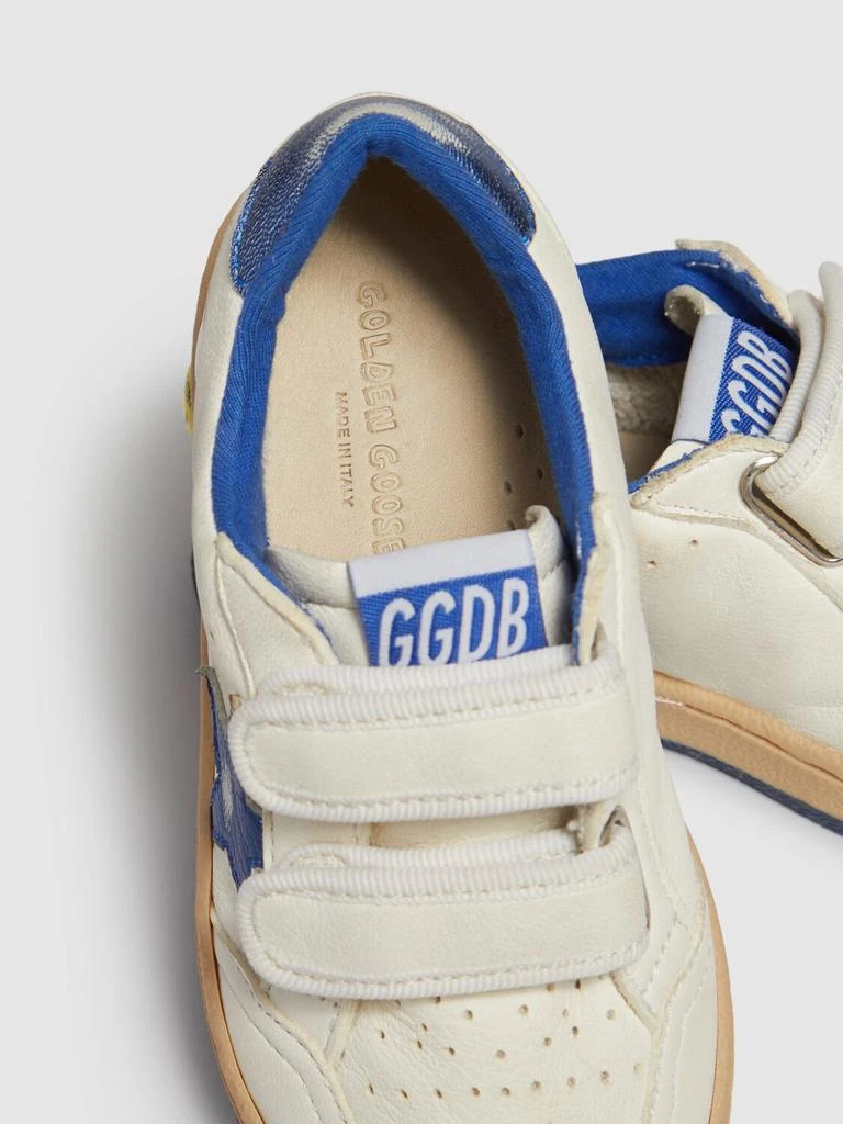 Golden Goose Ballstar Leather Strap Sneakers 4
