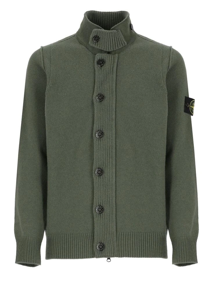 Stone Island Stone Island High Neck Knitted Cardigan 1