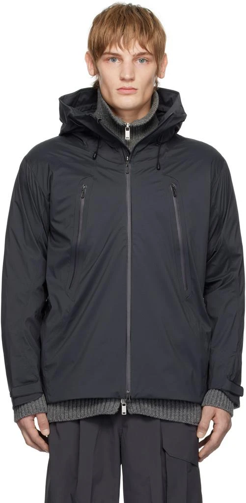 DESCENTE Gray Hard Shell Jacket 1