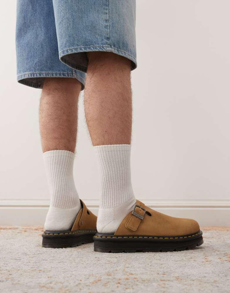 ドクターマーチンZebZag Mule Dr. Martens Dr Martens ZebZag mule in tan suede - Slippers - Free