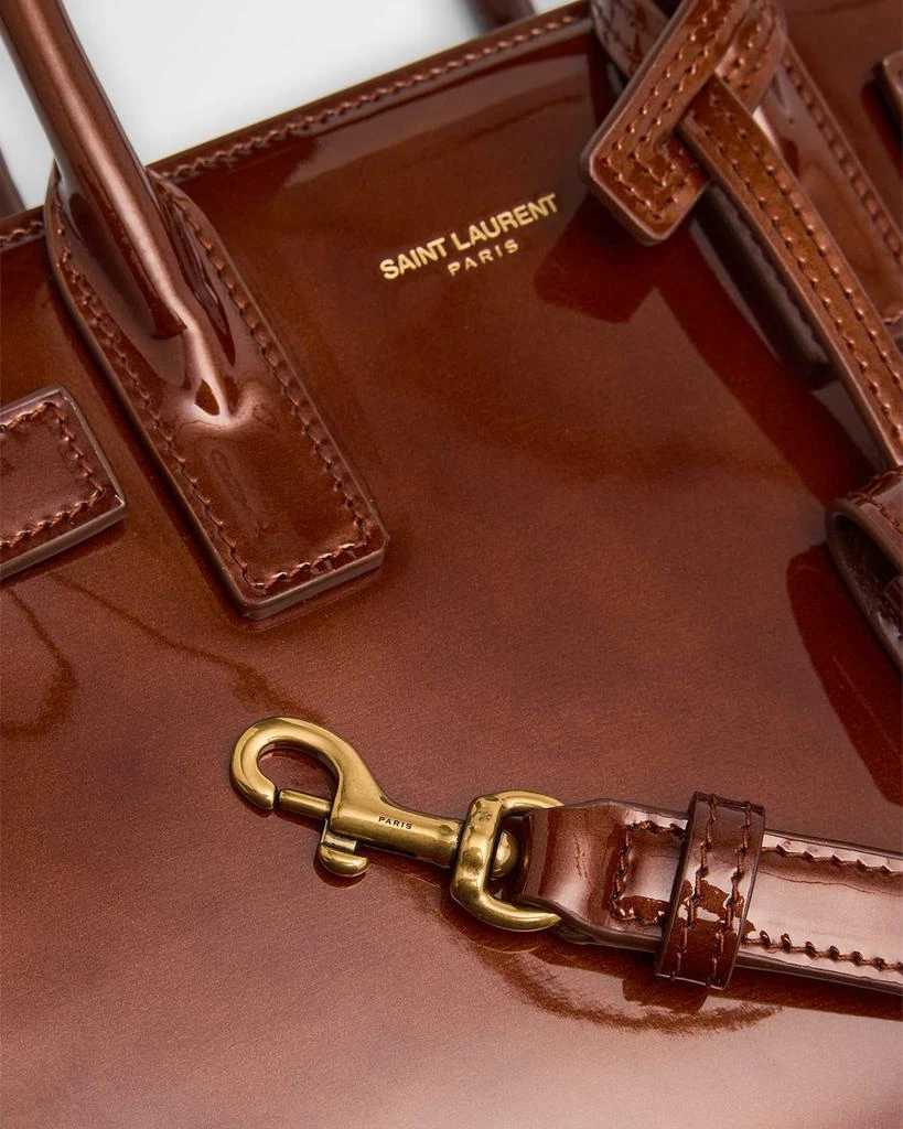 Yves Saint Laurent Sac de Jour Nano Top-Handle Bag in Patent Leather 5