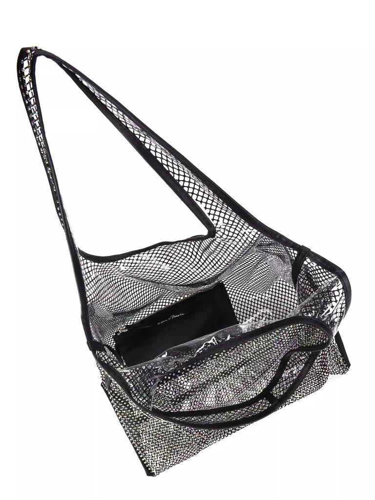 3.1 Phillip Lim Crystal-Embellished Mesh Market Tote 3