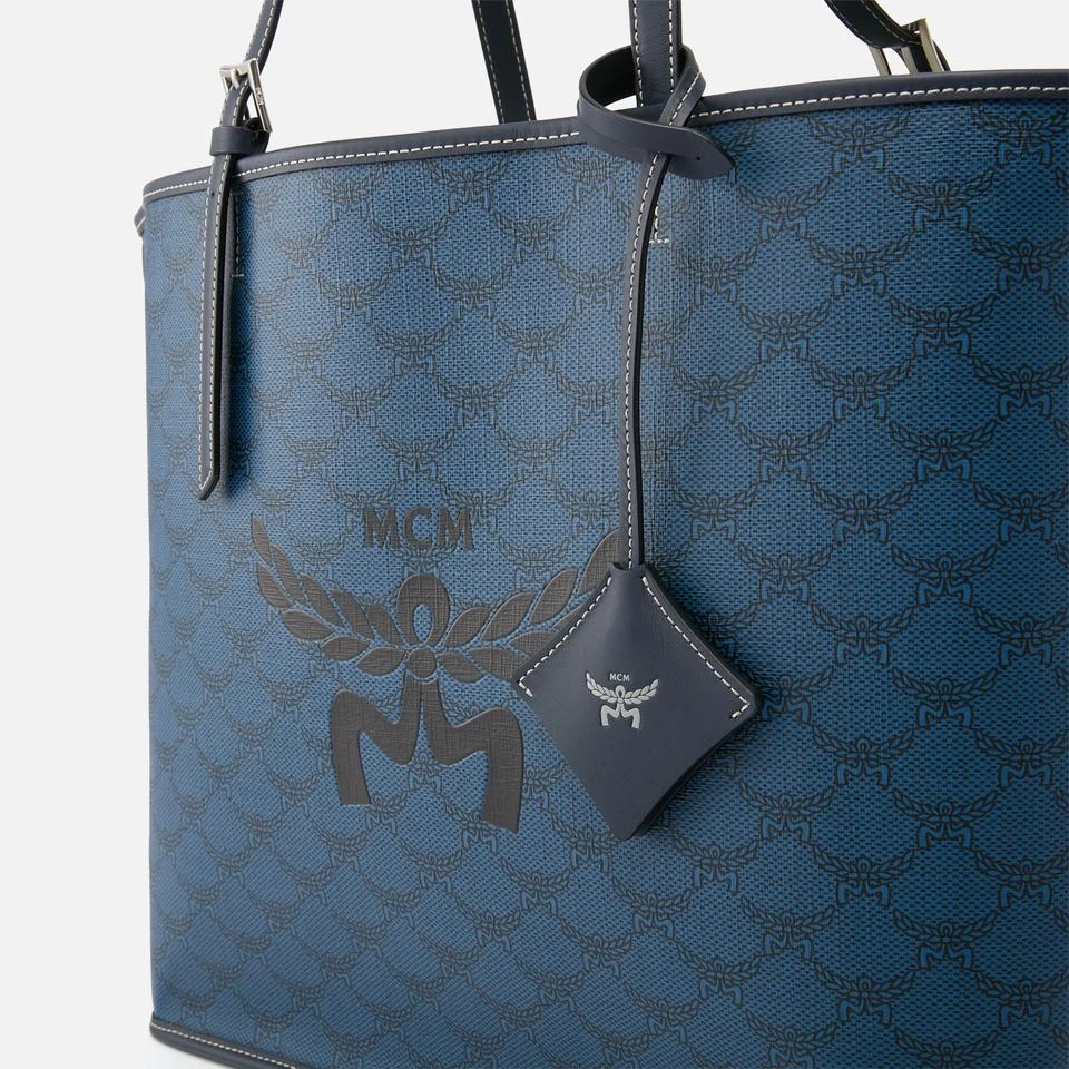 MCM MCM Himmel Canvas-Coated Leather Medium Shopper Bag 4