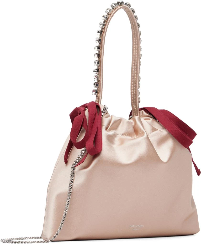 Jimmy Choo Pink Drawstring Mini Top Handle Bag 2