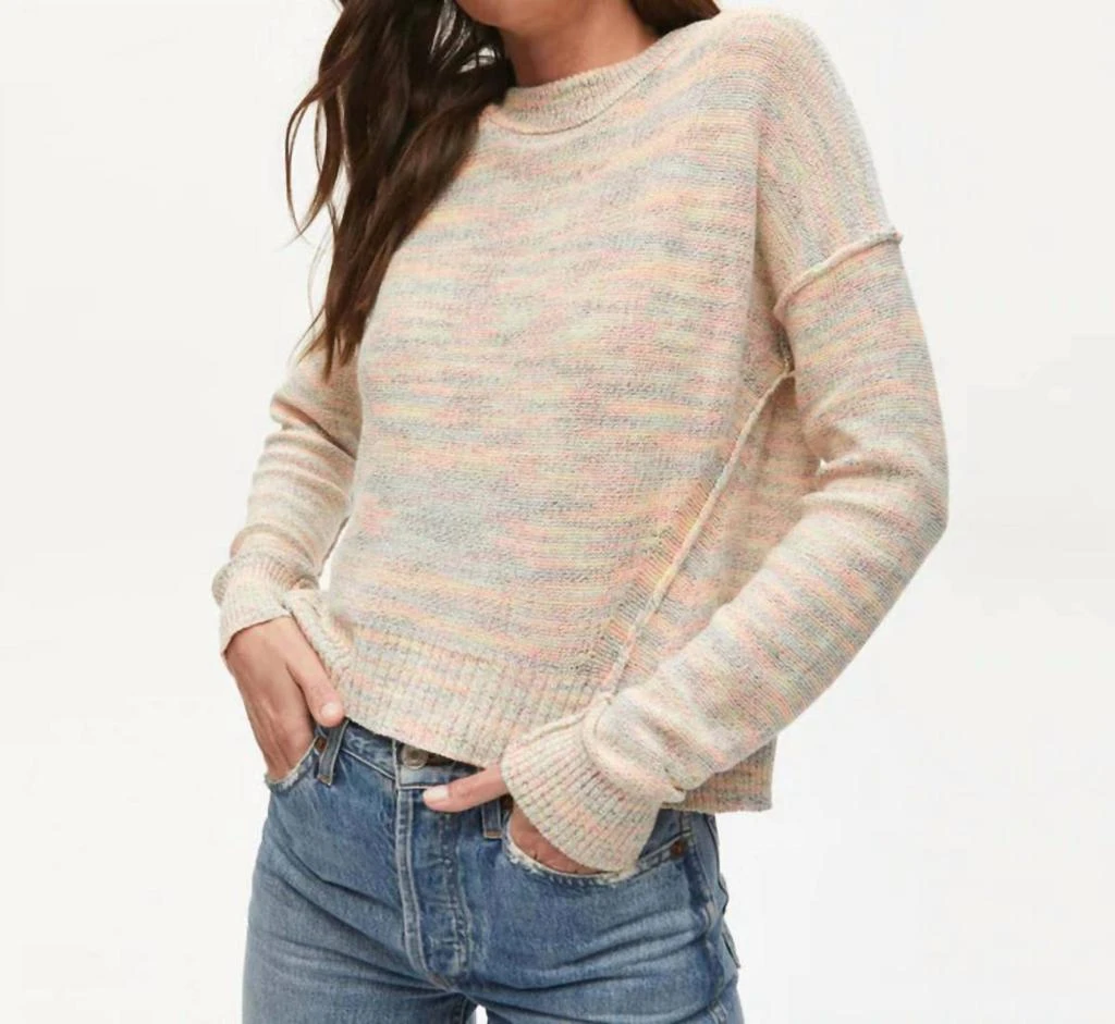 Michael Stars Michael Stars - RICHIE SPACEDYE SWEATER 1