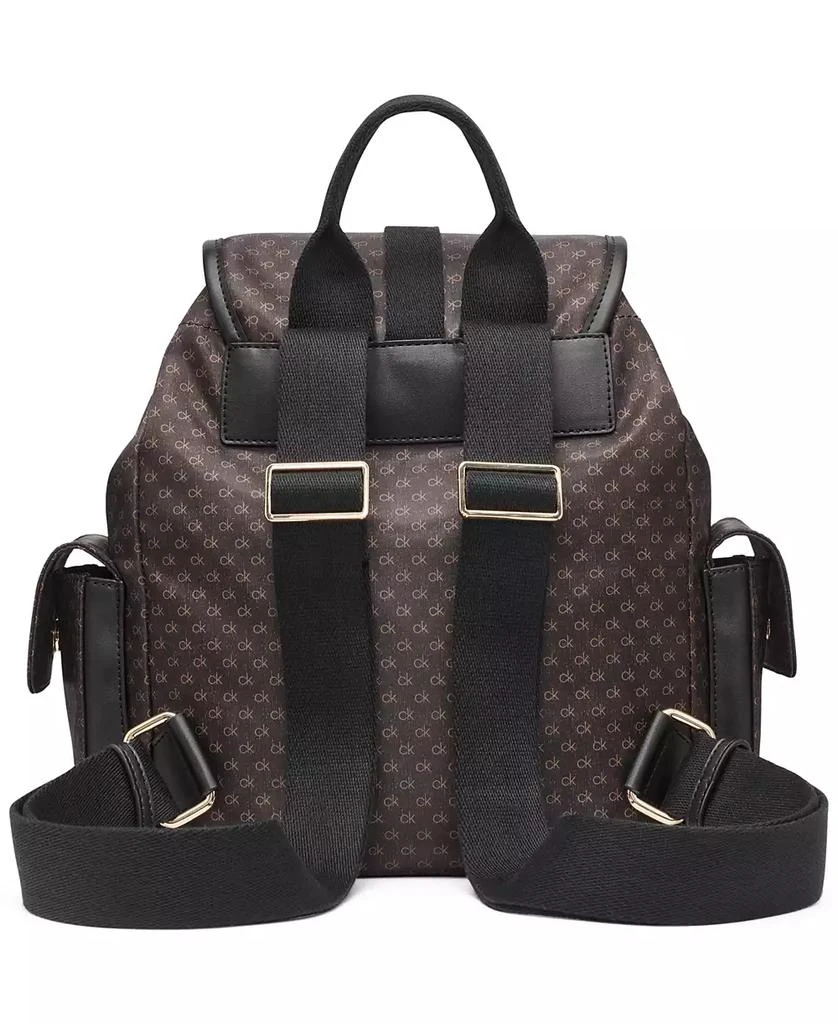Calvin Klein Elora Nylon Mini Signature Front Buckle Backpack 2