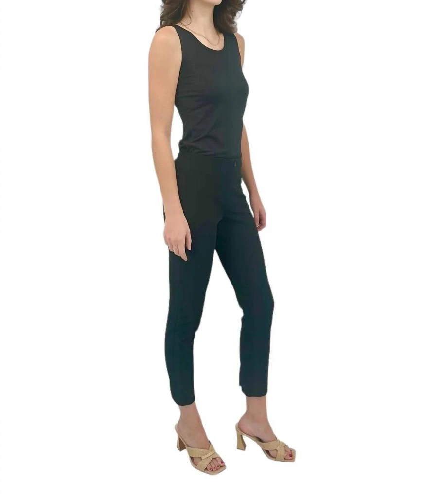 J'Envie/Eli Zip Front Calvary Twill Pant In Black 3