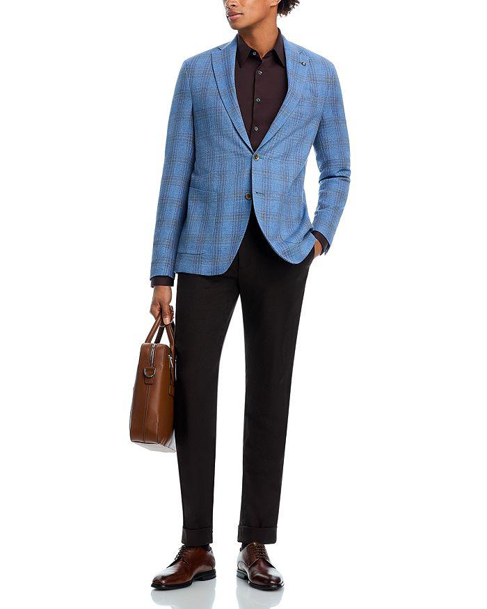 Jack Victor Plaid Unstructured Regular Fit Sport Coat