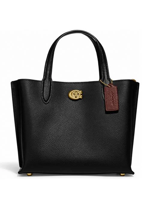 Coach Polished Pebble Leather Willow Tote 1