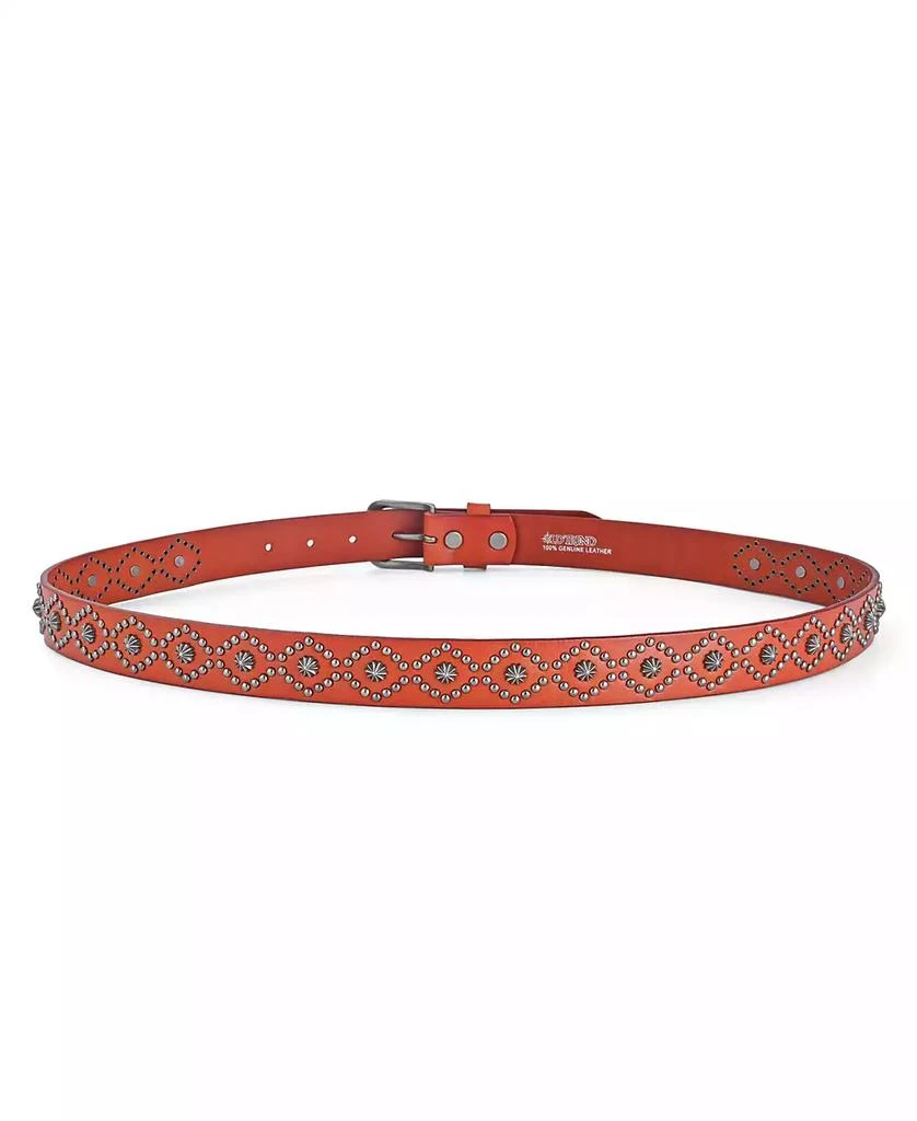 OLD TREND Women's Sunburst Leather Belt 6