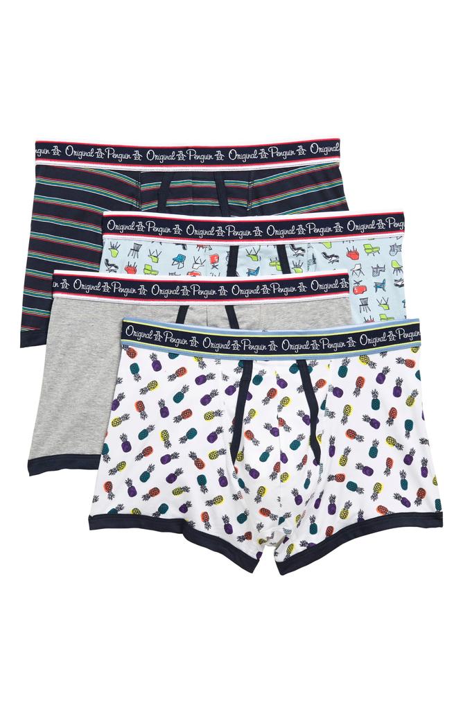 Original Penguin Boxer Brief Trunks - 4-Pack