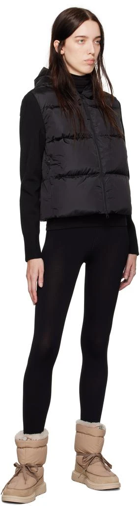 Canada Goose Black HyBridge® Wide Quilt Knit Down Jacket 5