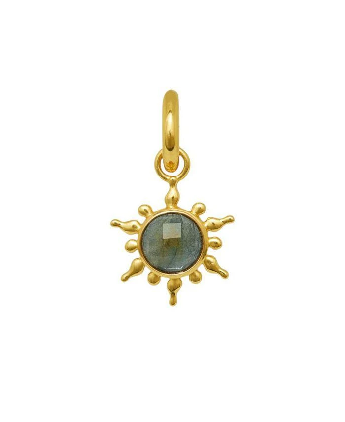 Ottoman Hands Labradorite Sun Charm