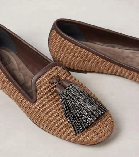 Brunello Cucinelli Monili woven loafers 5