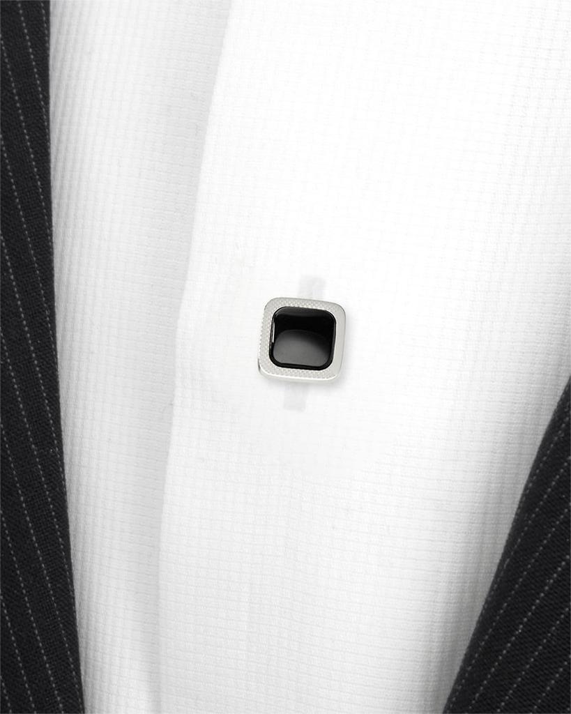 Cufflinks Inc. Men's Onyx Cushion Shirt Studs