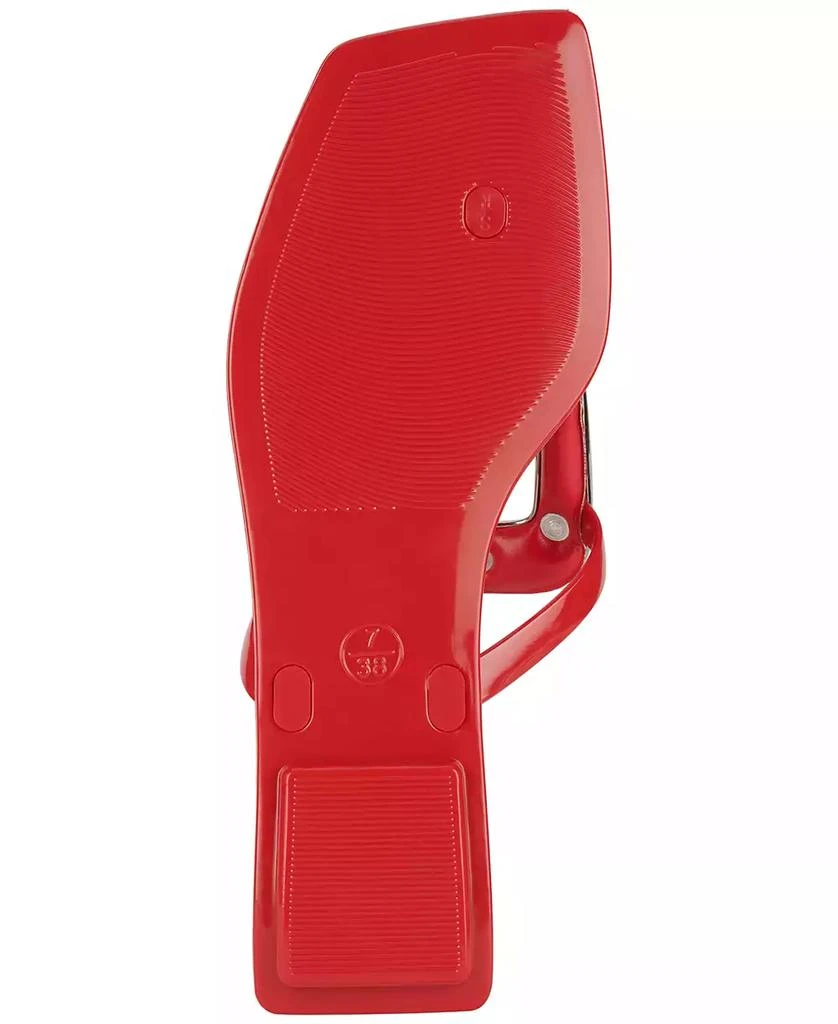 Jeffrey Campbell Linques-J Embellished T-Strap Flat Jelly Sandals 5