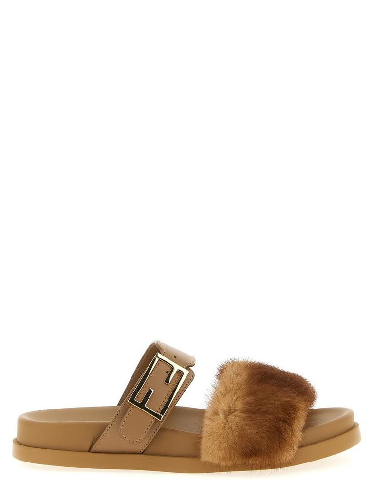 【関税込み】fendi Fendi Feel' slides FENDI Fendi Feel Slides | Pink | FARFETCH