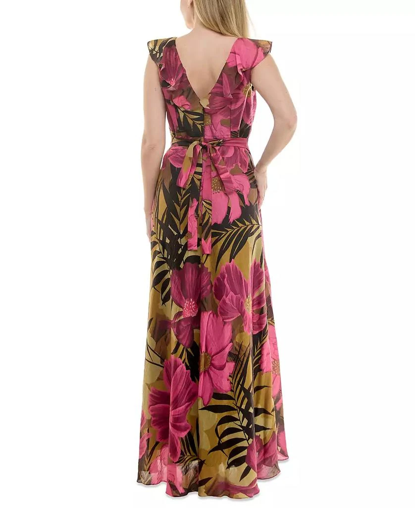 Taylor Women's Ruffled Sleeveless A-Line Dress 2
