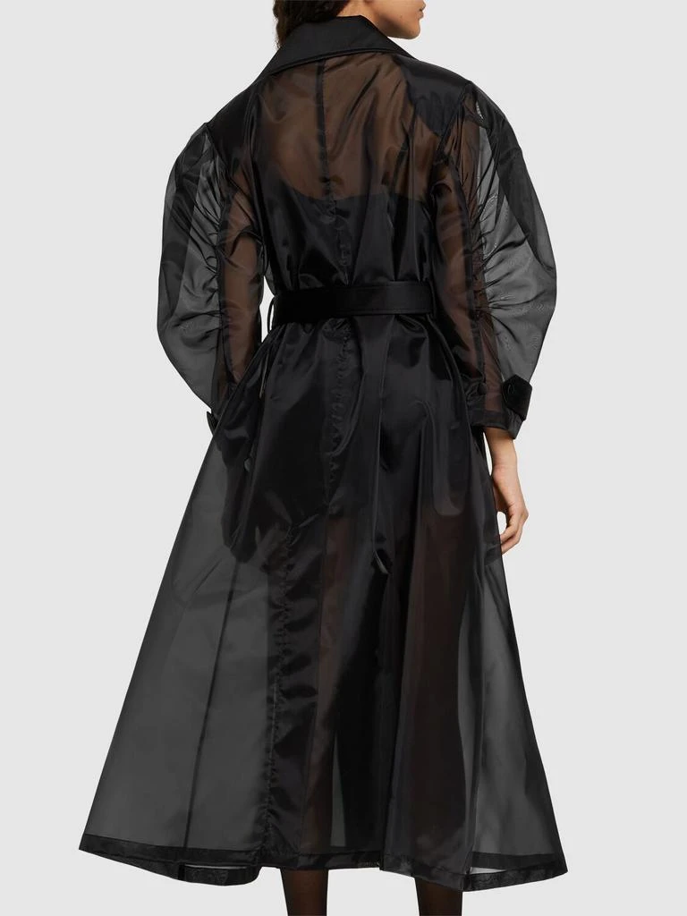 Dolce & Gabbana Long Belted Organza Coat 2