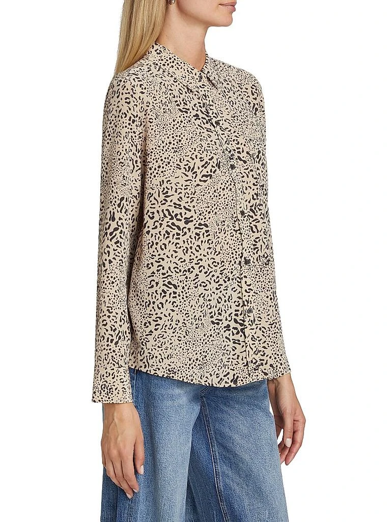 Rails Kate Mixed Leopard Silk Shirt 4