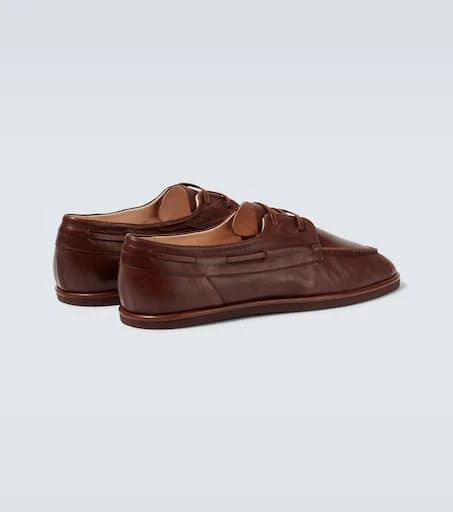 AURALEE Leather boat shoes 6