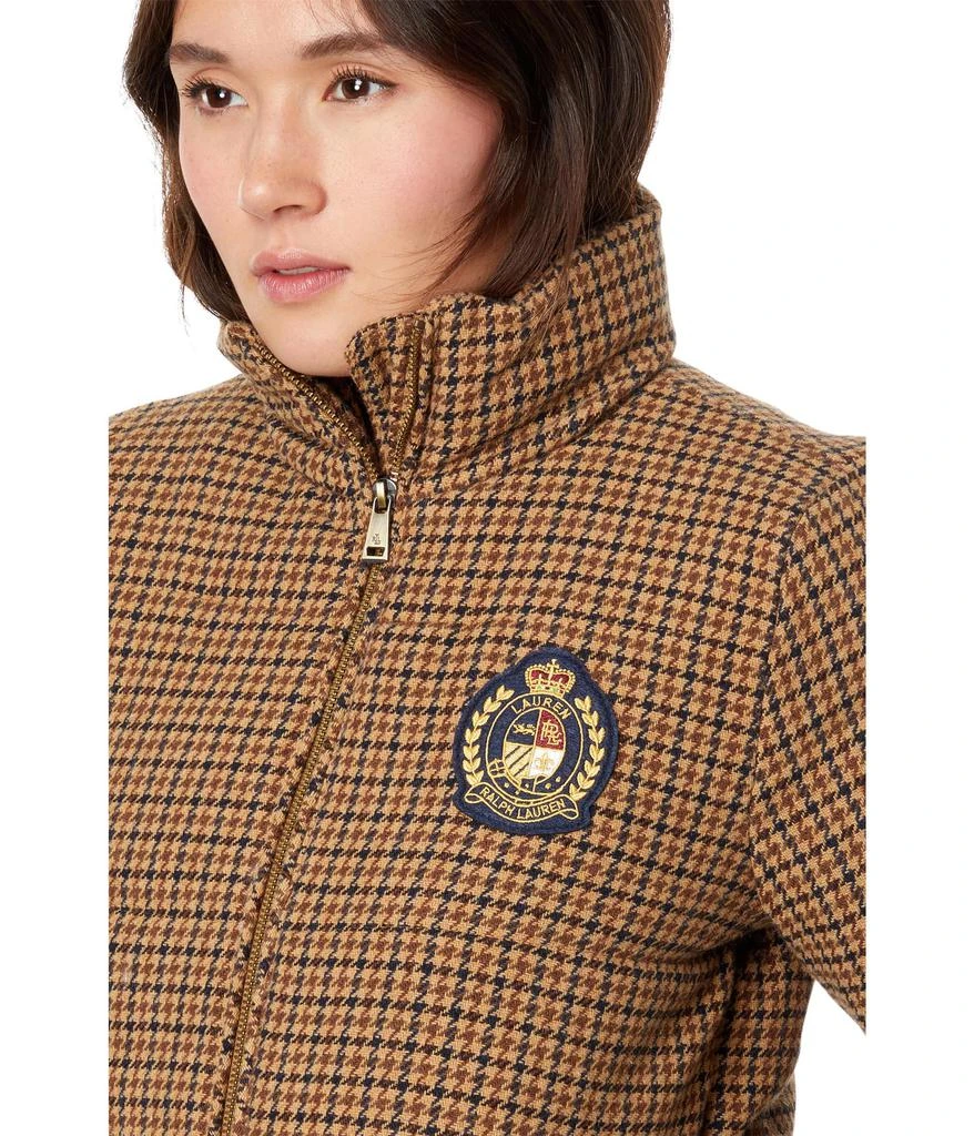 Lauren Ralph Lauren Plaid Puffer with Crest 3