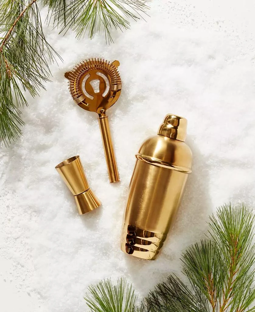 Lenox Tuscany Classics Gold-Tone Cocktail Shaker Set 4