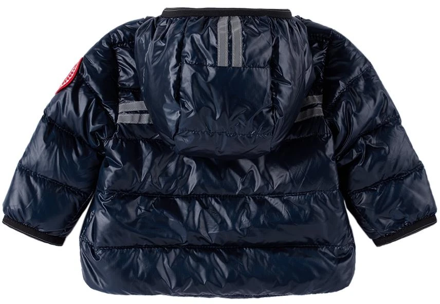 Canada Goose Baby Navy Down Crofton Hoody Jacket 2