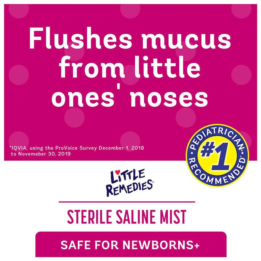 Little Remedies Sterile Saline Nasal Mist 6