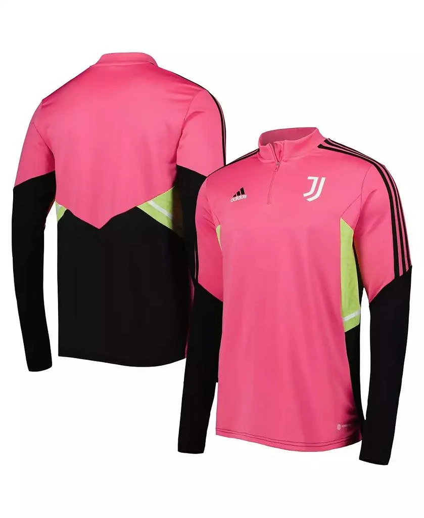 Adidas Men's Pink Juventus Training AEROREADY Quarter-Zip Top 1