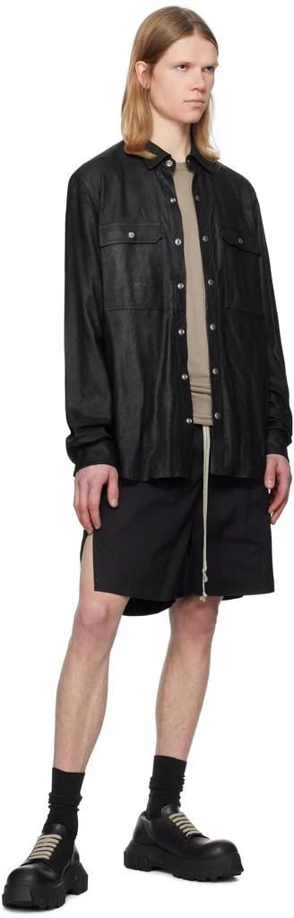 Rick Owens Black Hollywood Lace-Up Bozo Tractor Derbys 5