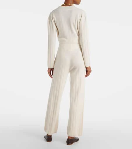Max Mara Jardin ribbed-knit cashmere sweatpants 3