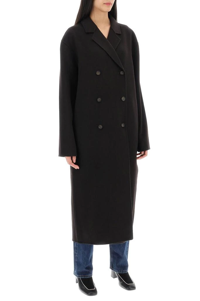 Totême oversized double-breasted wool coat 2