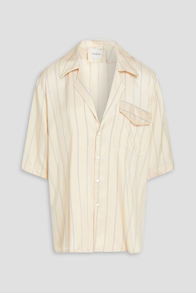 Le Kasha + Nadine Menerbe striped silk shirt