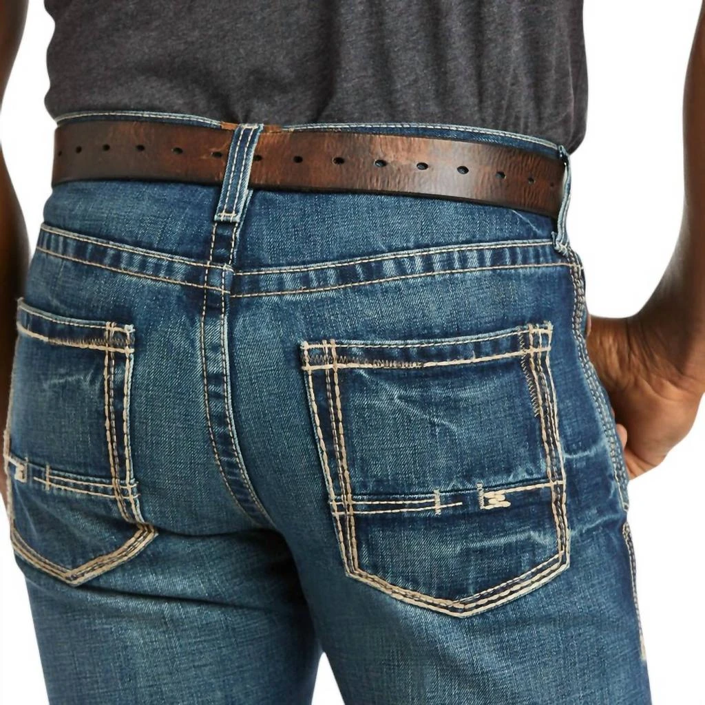 Ariat Men's M5 Slim Boundary Stackable Straight Leg Jean - Length: 42" In Gulch 5
