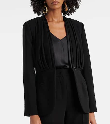 Max Mara Gradi draped crêpe jacket 6