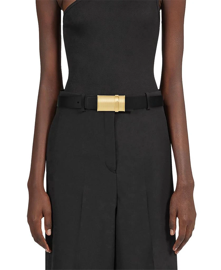 Salvatore Ferragamo Women's Reversible Leather Belt 4