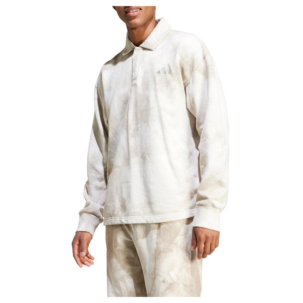 Adidas All Season Tie-Dye Long Sleeve Polo Shirt