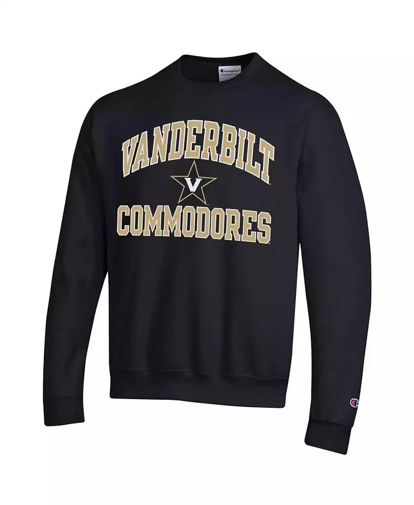 Champion Men's Black Vanderbilt Commodores High Motor Pullover Sweatshirt 3