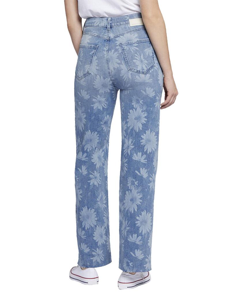 Current Elliott Current/Elliott The Navigator Wild Flower Wide Leg Jean