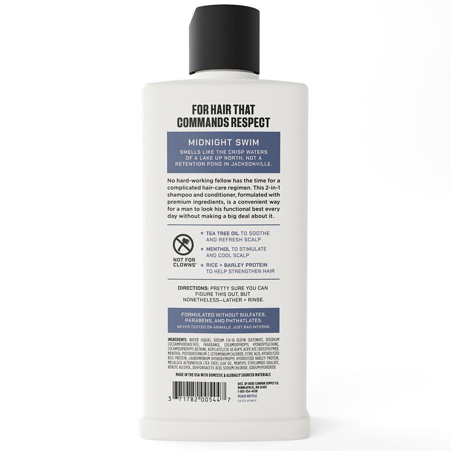 Duke Cannon 2 in 1 Shampoo and Conditioner Midnight Swim