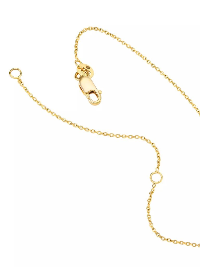 Roberto Coin Tiny Treasures 18K Yellow Gold & Diamond Small Palm-Tree Pendant Necklace 3