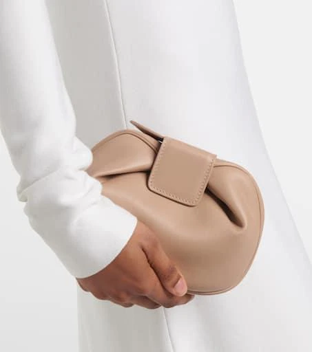 Gabriela Hearst Demi leather clutch 2