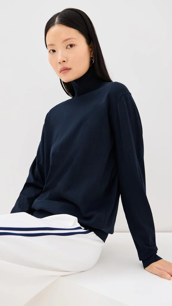 Tibi Super Fine Gauge Perfect Turtleneck Pullover 1