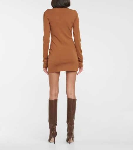 Zeynep Arçay Side-slit knit minidress 3