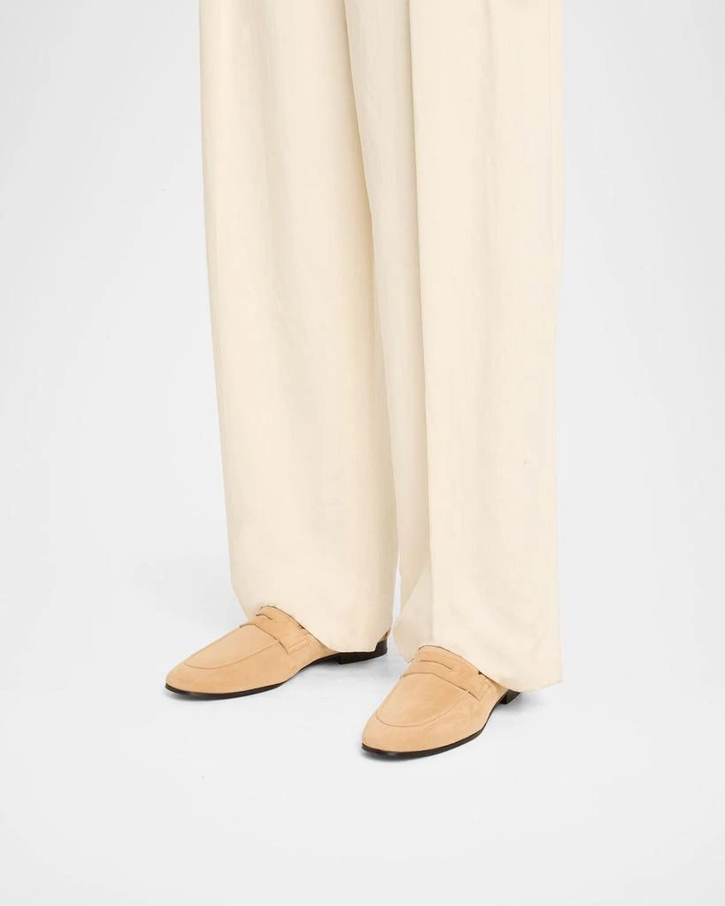 Bougeotte Flaneur Suede Penny Loafers 2