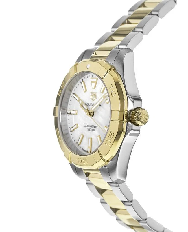 TAG Heuer Tag Heuer Aquaracer Lady 300M 32MM Quartz 18K Yellow Gold Plated Steel Women's Watch WBD1320.BB0320 3