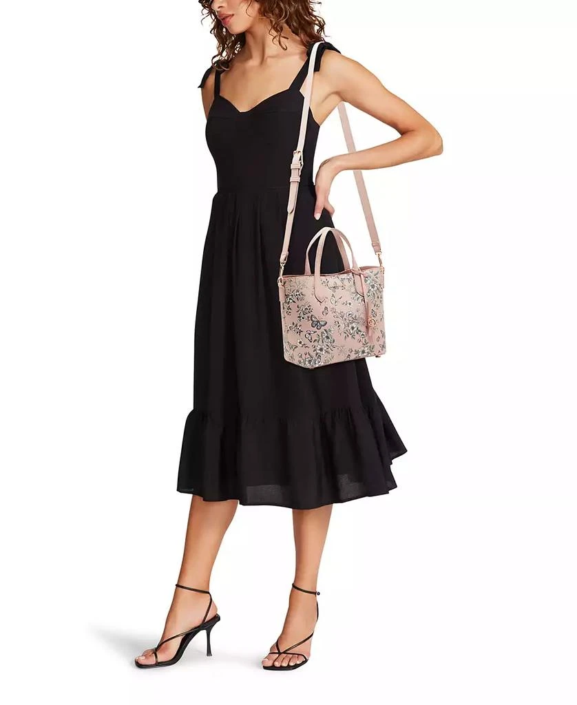 Anne Klein Bonded Mini Floral Tote Bag 6
